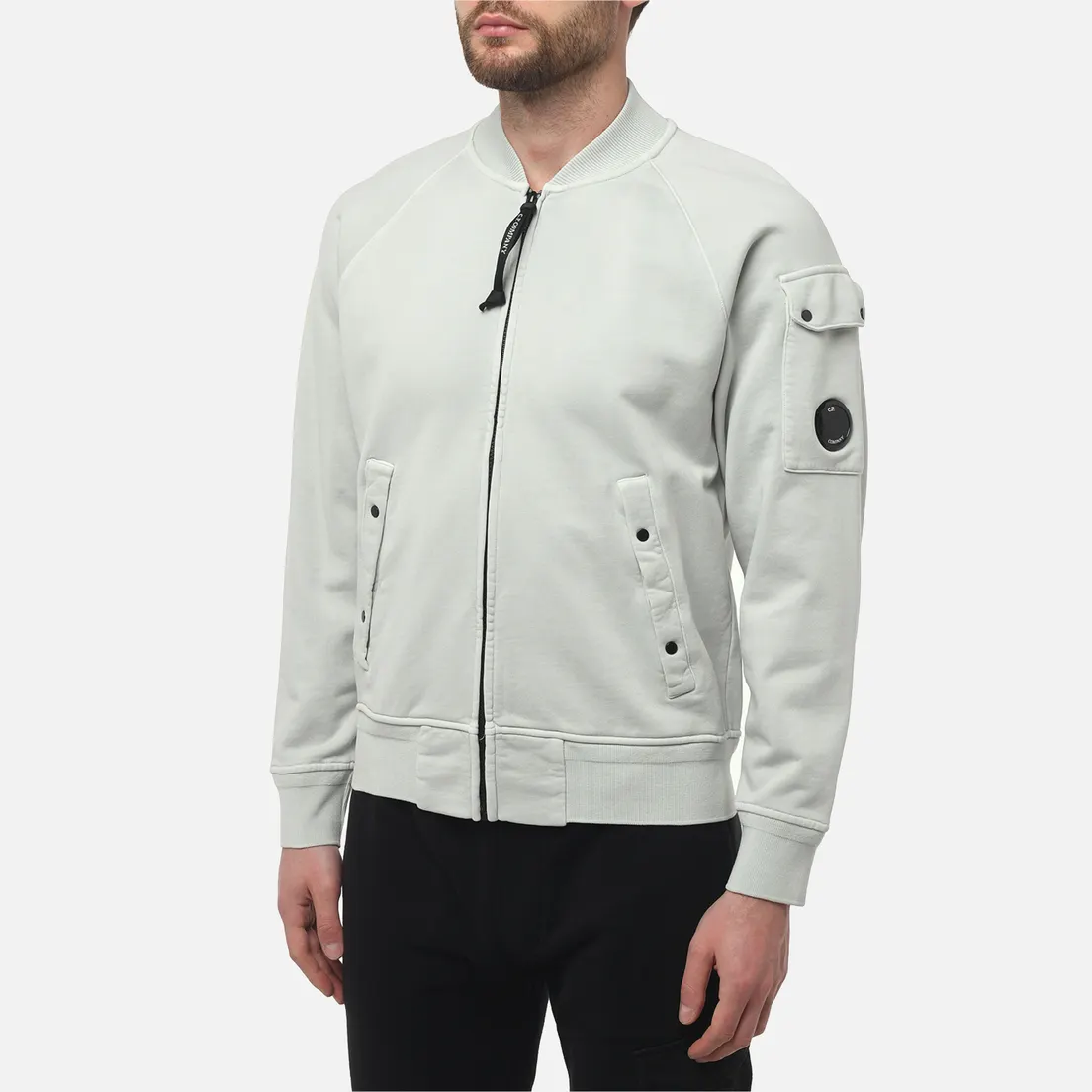 C.P. Company Мужская толстовка Cotton Diagonal Fleece Full Zip
