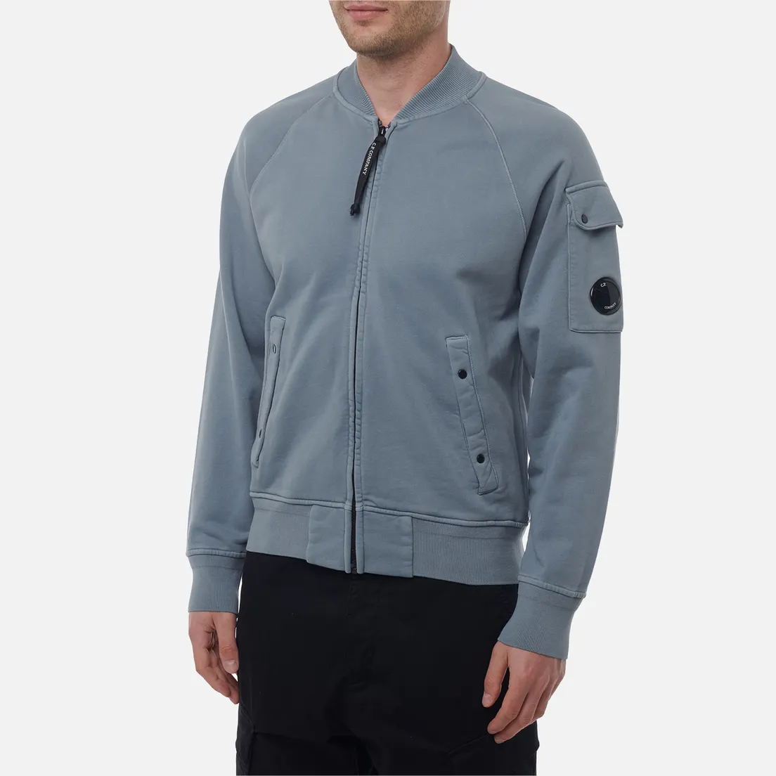 C.P. Company Мужская толстовка Cotton Diagonal Fleece Full Zip