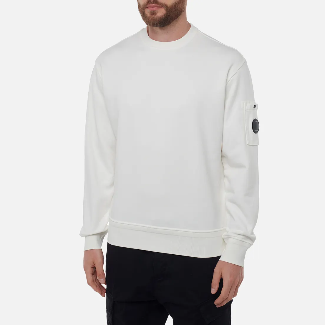 C.P. Company Мужская толстовка Cotton Diagonal Fleece Crew Neck