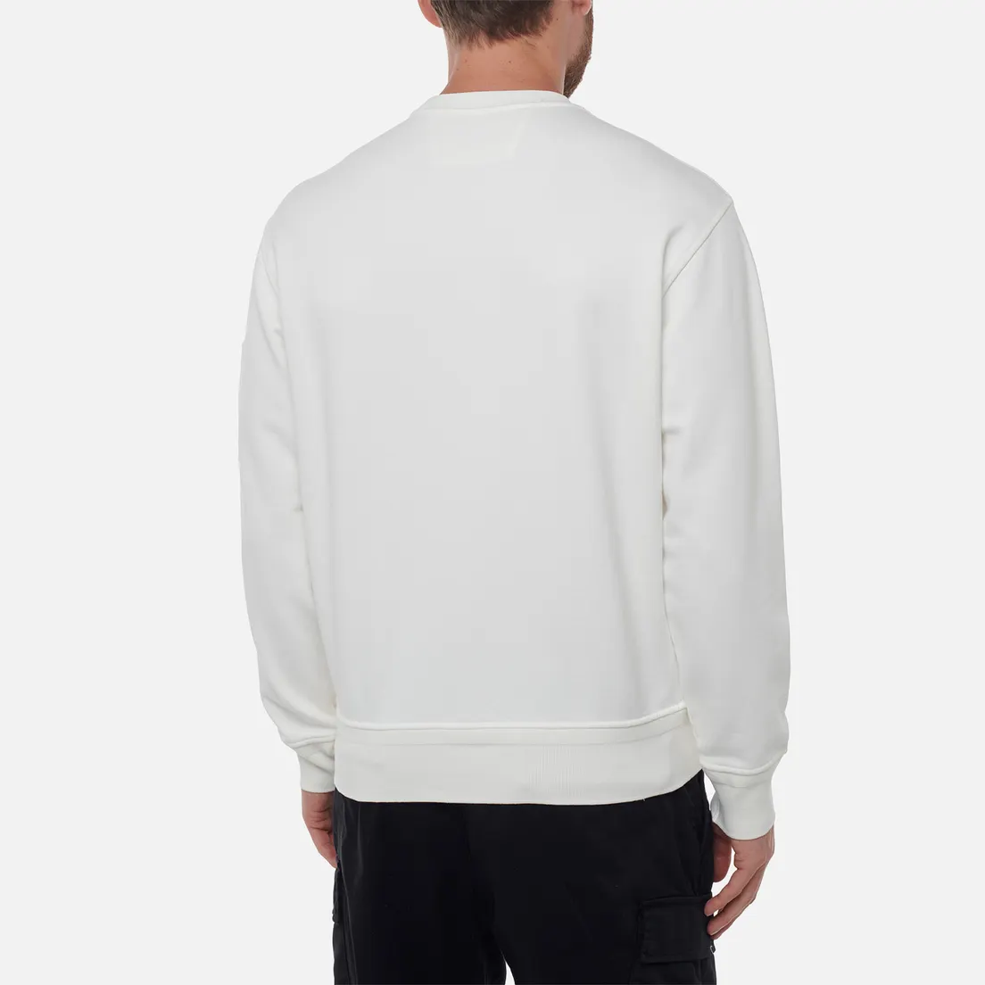 C.P. Company Мужская толстовка Cotton Diagonal Fleece Crew Neck