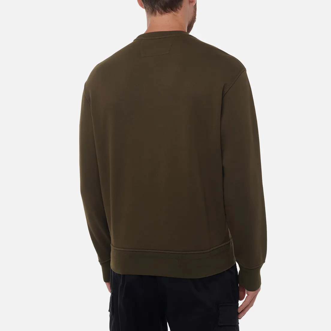 C.P. Company Мужская толстовка Cotton Diagonal Fleece Crew Neck