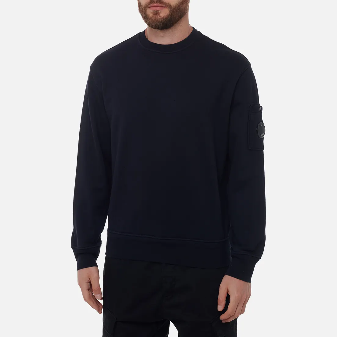 C.P. Company Мужская толстовка Cotton Diagonal Fleece Crew Neck