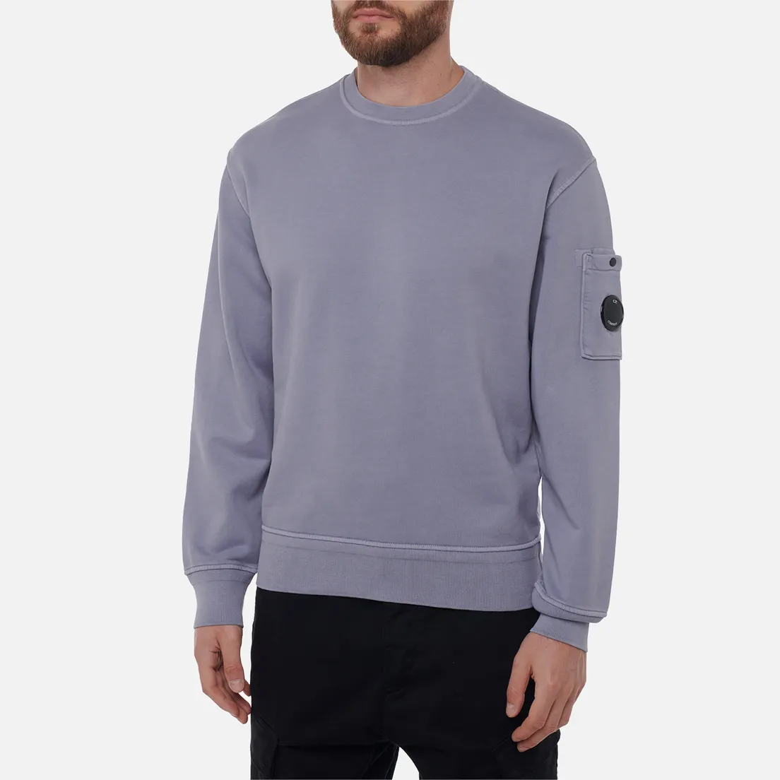 C.P. Company Мужская толстовка Cotton Diagonal Fleece Crew Neck