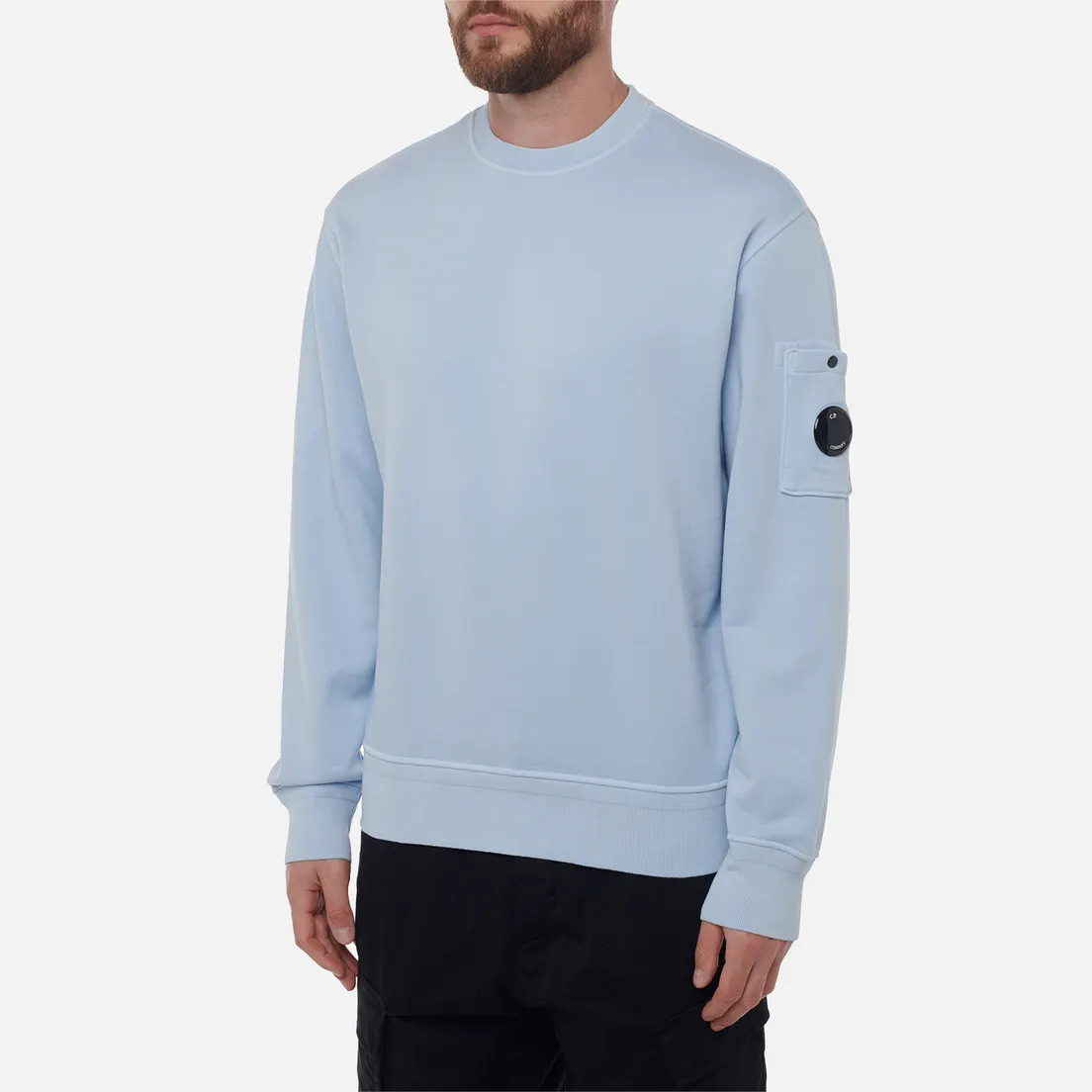 C.P. Company Мужская толстовка Cotton Diagonal Fleece Crew Neck