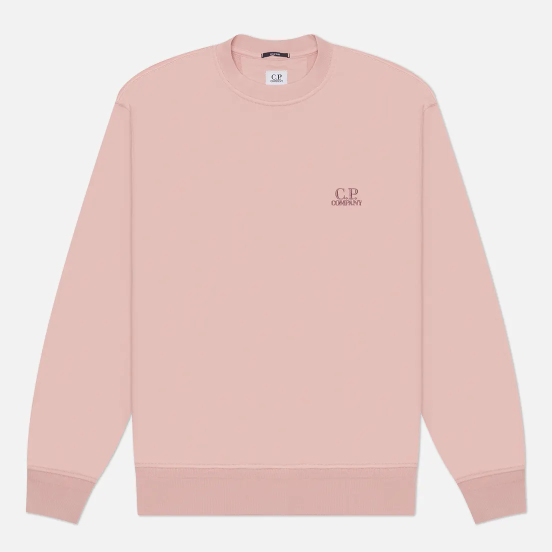 C.P. Company Мужская толстовка Cotton Diagonal Fleece Crew Neck Logo