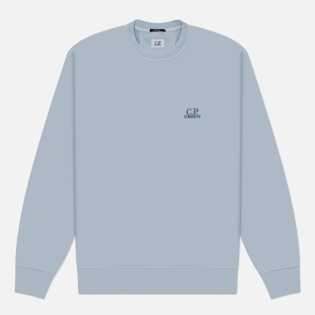 C.P. Company Мужская толстовка Cotton Diagonal Fleece Crew Neck Logo