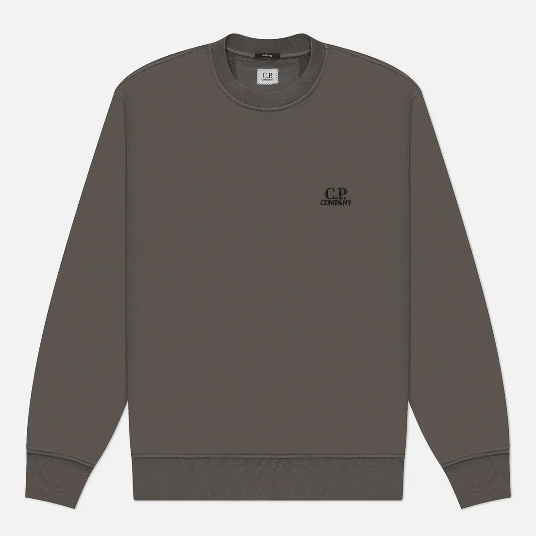 C.P. Company Мужская толстовка Cotton Diagonal Fleece Crew Neck Logo