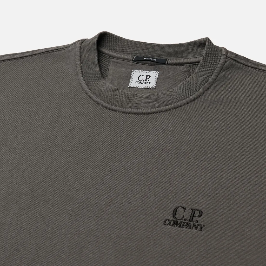 C.P. Company Мужская толстовка Cotton Diagonal Fleece Crew Neck Logo