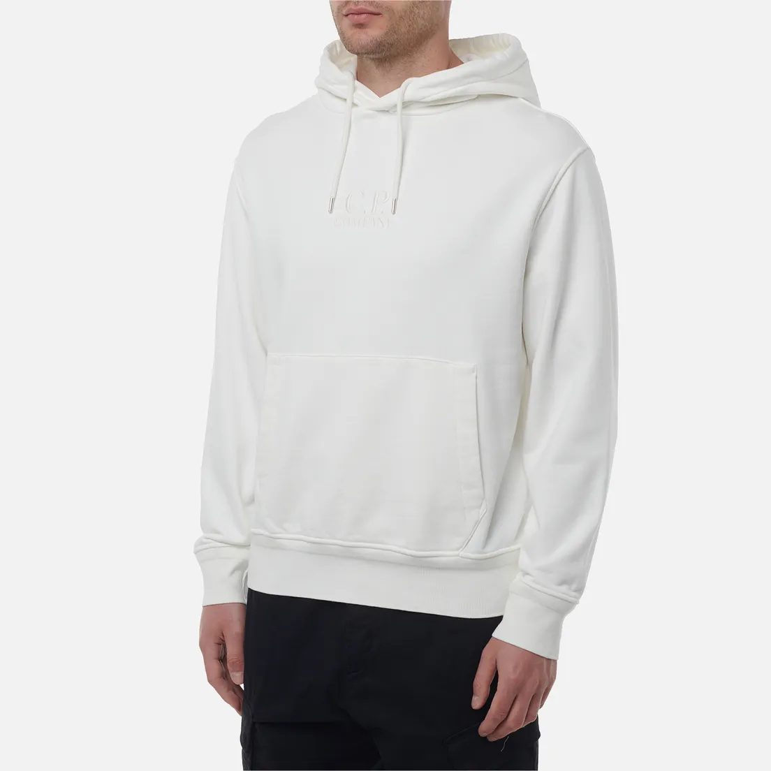 C.P. Company Мужская толстовка Cotton Diagonal Fleece Hoodie Logo