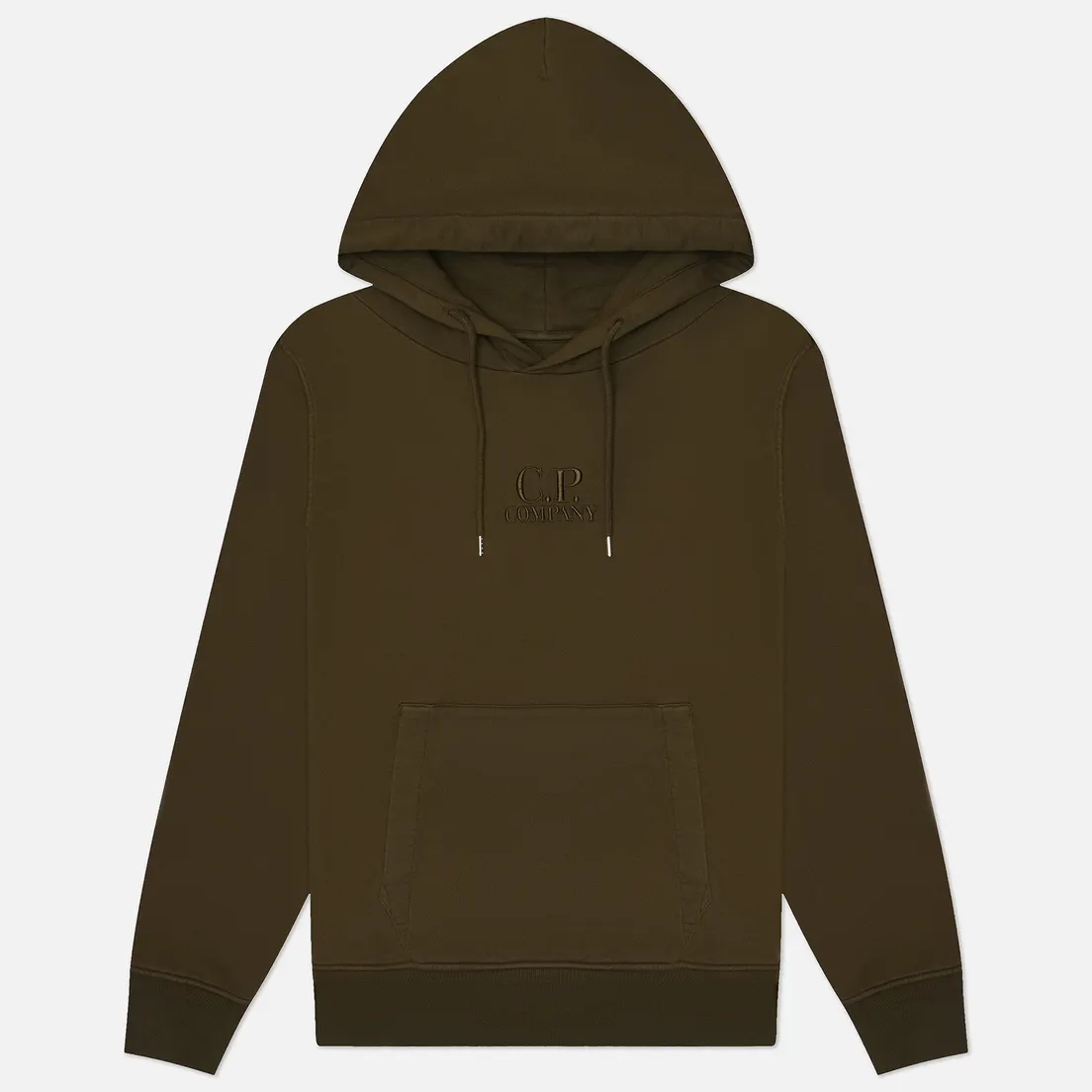 C.P. Company Мужская толстовка Cotton Diagonal Fleece Hoodie Logo