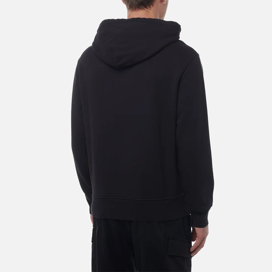 C.P. Company Мужская толстовка Cotton Diagonal Fleece Hoodie Logo