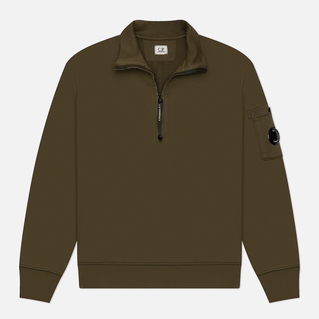 C.P. Company Мужская толстовка Cotton Diagonal Fleece Half Zip