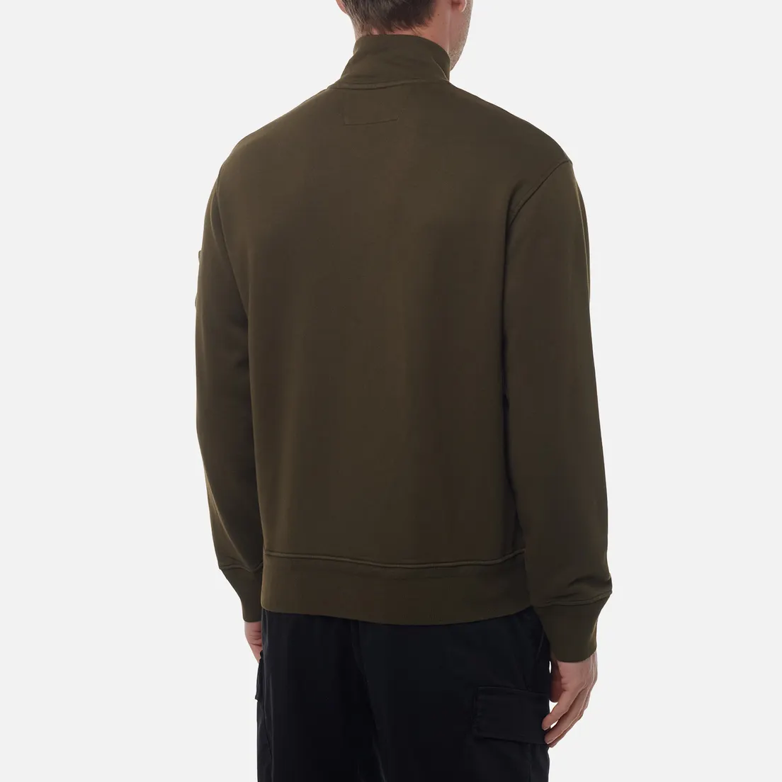 C.P. Company Мужская толстовка Cotton Diagonal Fleece Half Zip