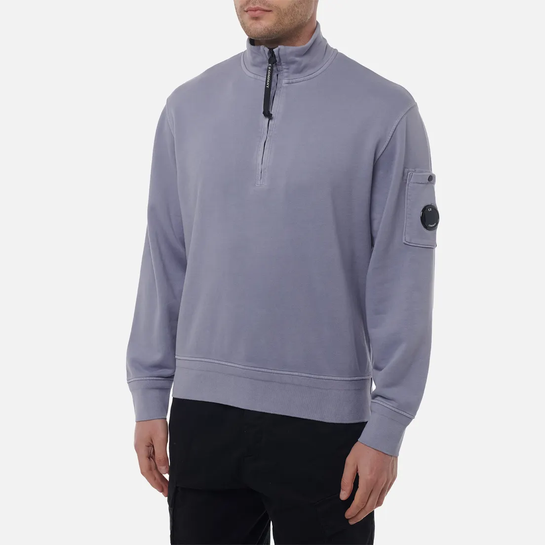 C.P. Company Мужская толстовка Cotton Diagonal Fleece Half Zip
