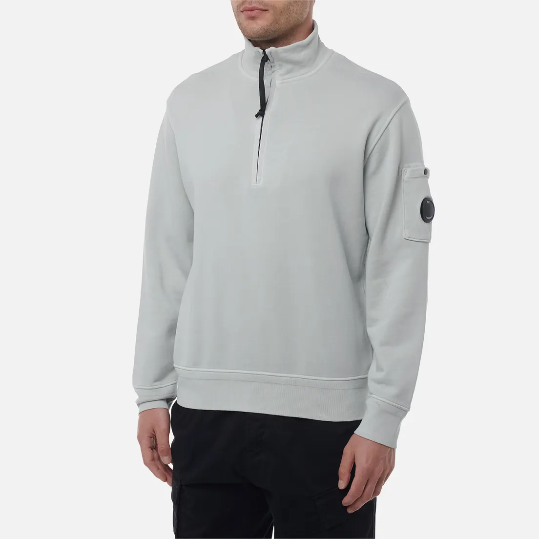 C.P. Company Мужская толстовка Cotton Diagonal Fleece Half Zip