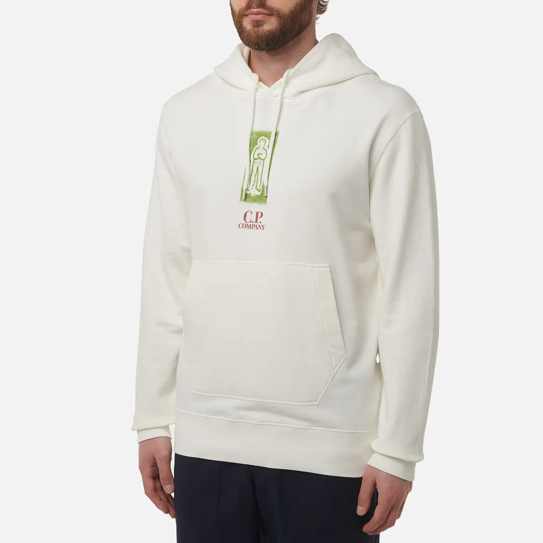 C.P. Company Мужская толстовка 30/1 Cotton Fleece Hoodie