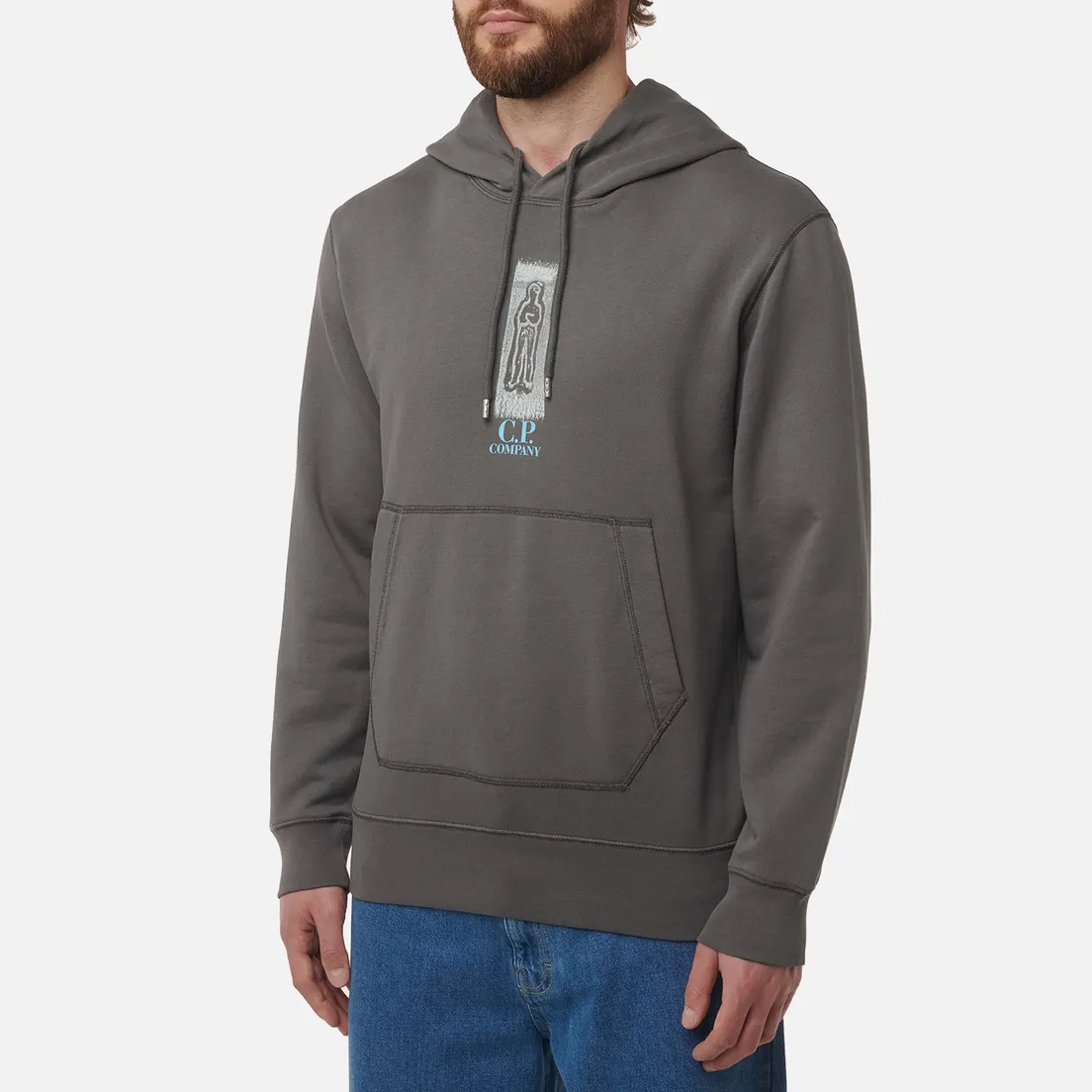 C.P. Company Мужская толстовка 30/1 Cotton Fleece Hoodie