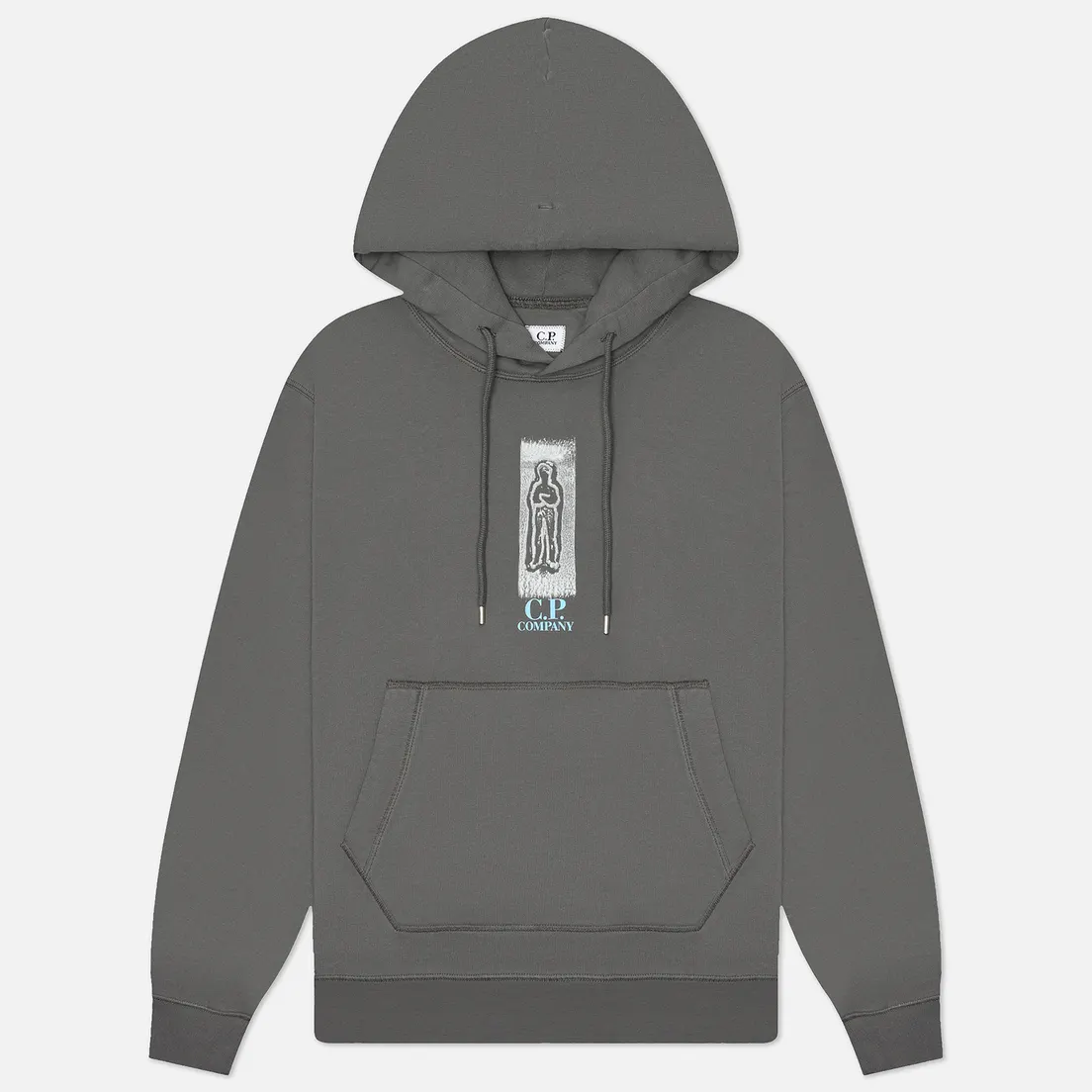 C.P. Company Мужская толстовка 30/1 Cotton Fleece Hoodie