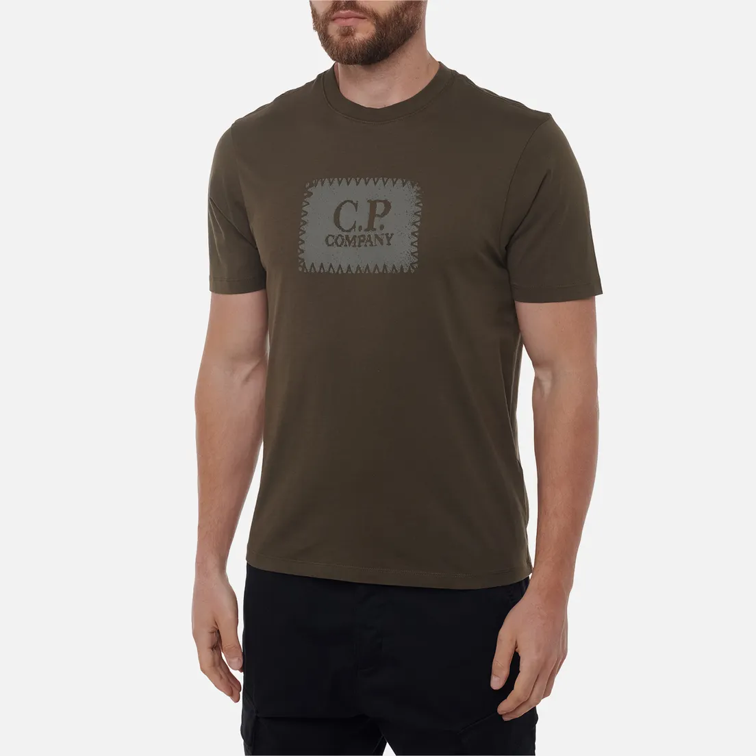 C.P. Company Мужская футболка 30/1 Jersey Logo Label