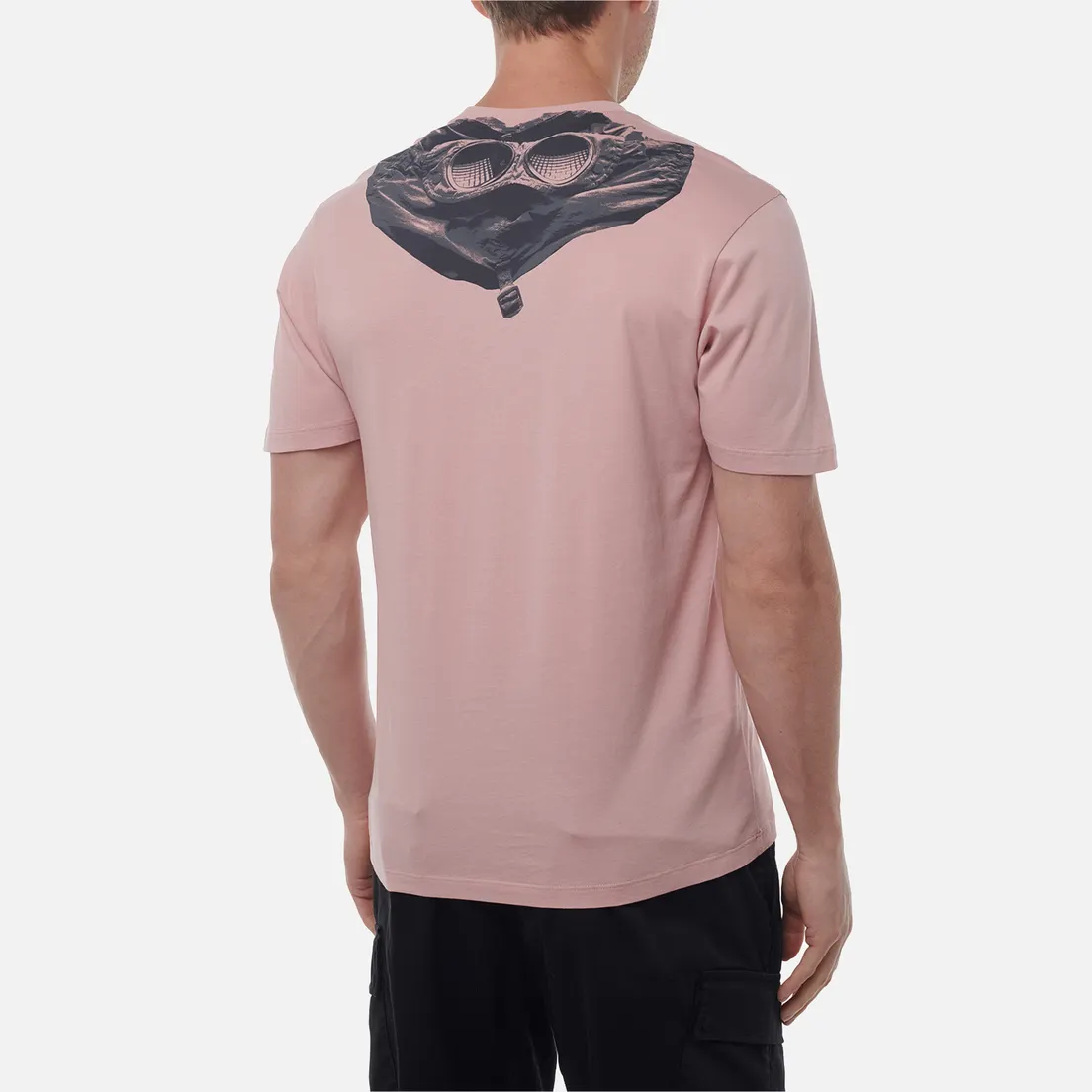 C.P. Company Мужская футболка 30/1 Jersey Back Printed Goggle