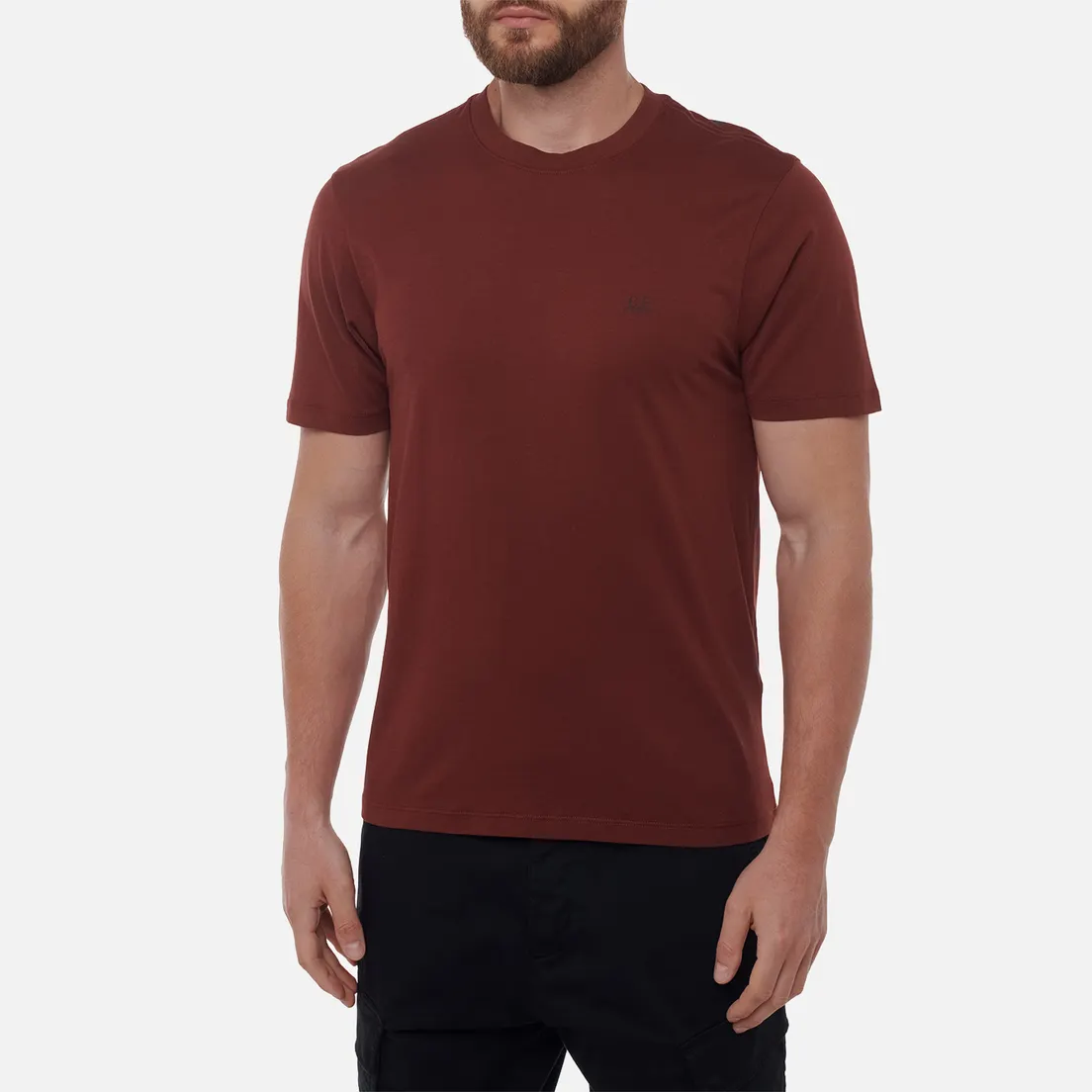 C.P. Company Мужская футболка 30/1 Jersey Back Printed Goggle