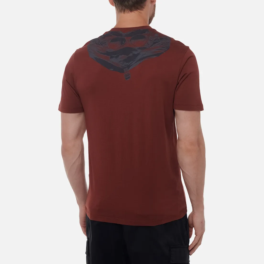 C.P. Company Мужская футболка 30/1 Jersey Back Printed Goggle