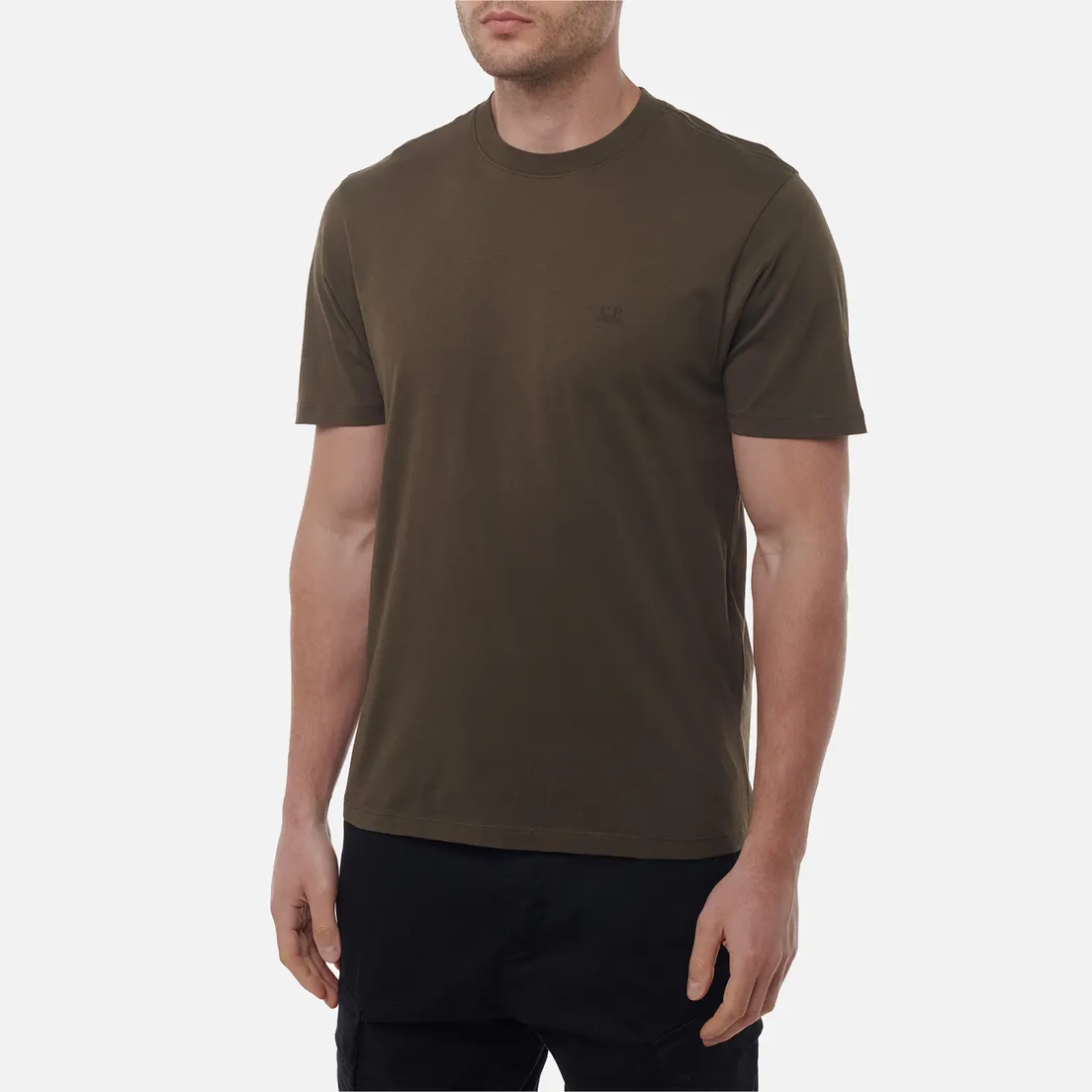 C.P. Company Мужская футболка 30/1 Jersey Back Printed Goggle