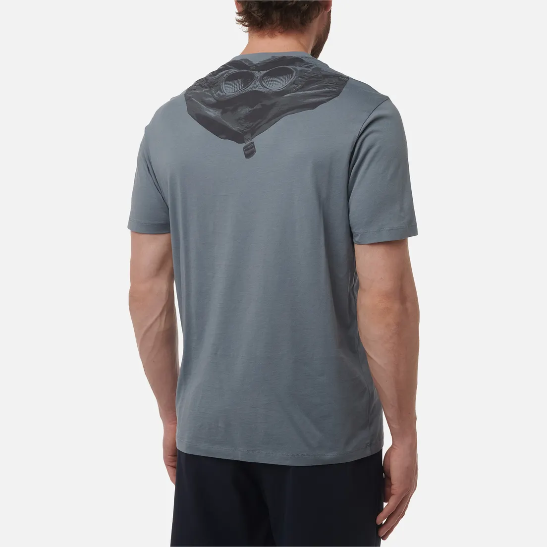 C.P. Company Мужская футболка 30/1 Jersey Back Printed Goggle