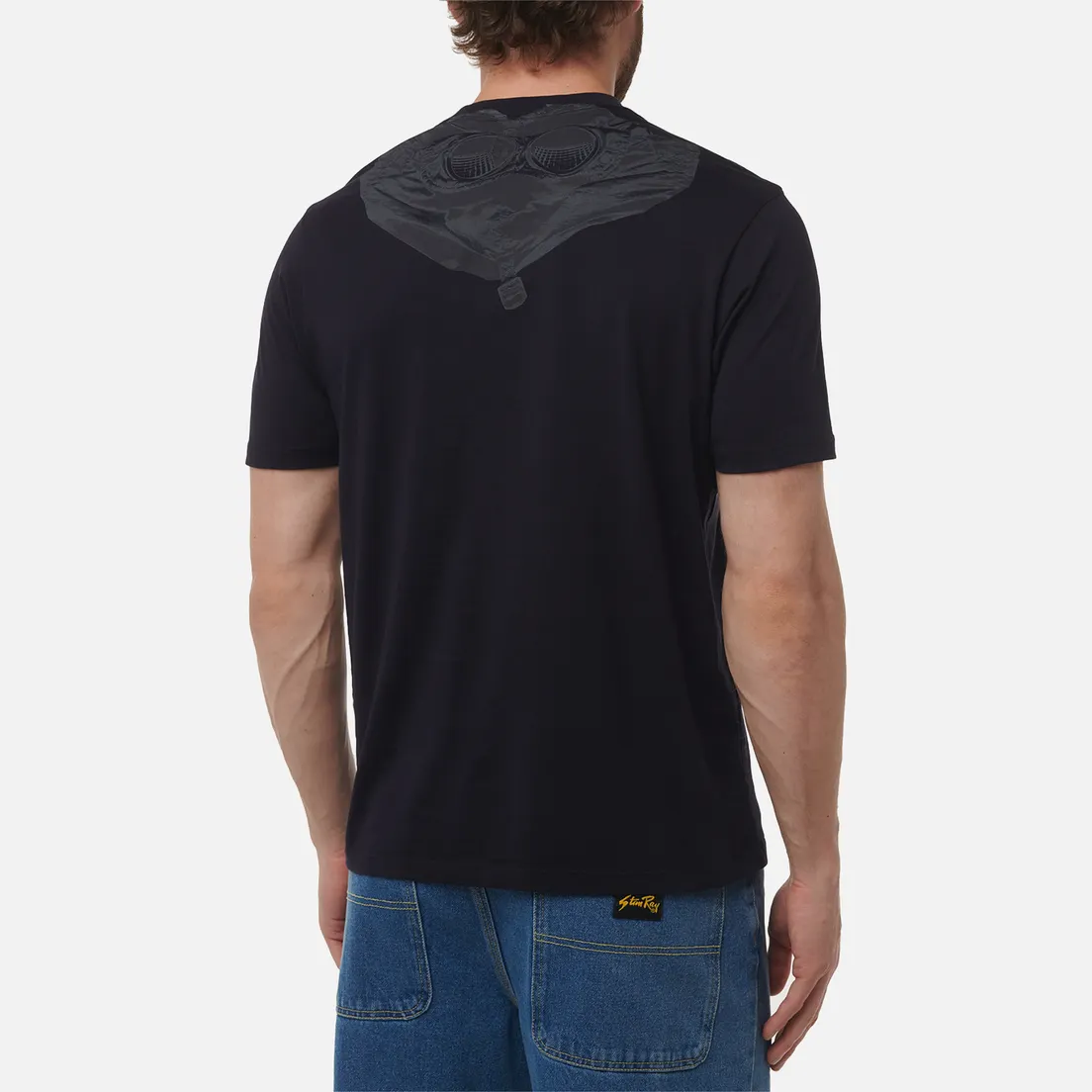C.P. Company Мужская футболка 30/1 Jersey Back Printed Goggle