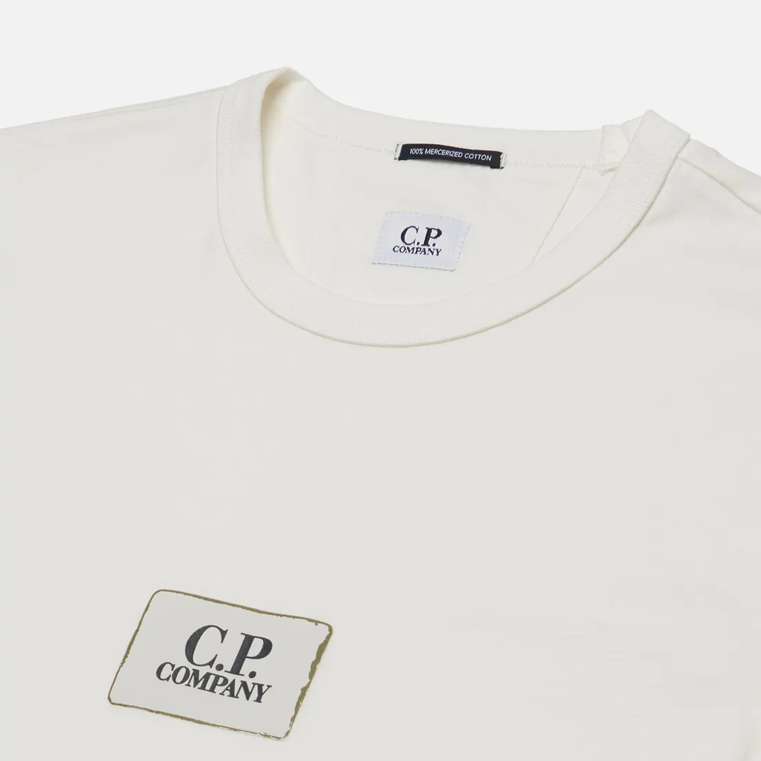 C.P. Company Мужская футболка 30/2 Mercerized Jersey Twisted Small Logo
