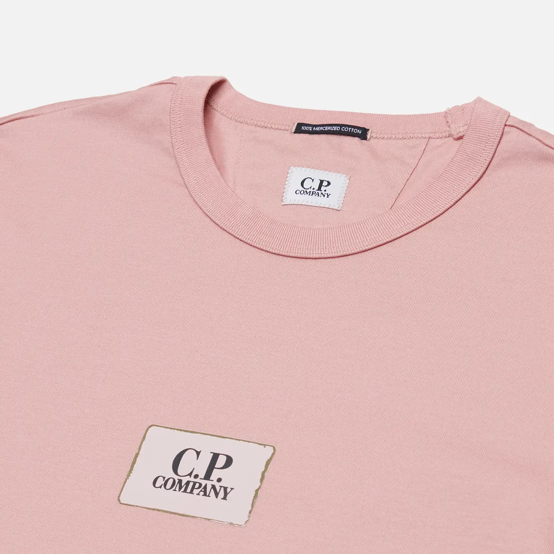 C.P. Company Мужская футболка 30/2 Mercerized Jersey Twisted Small Logo