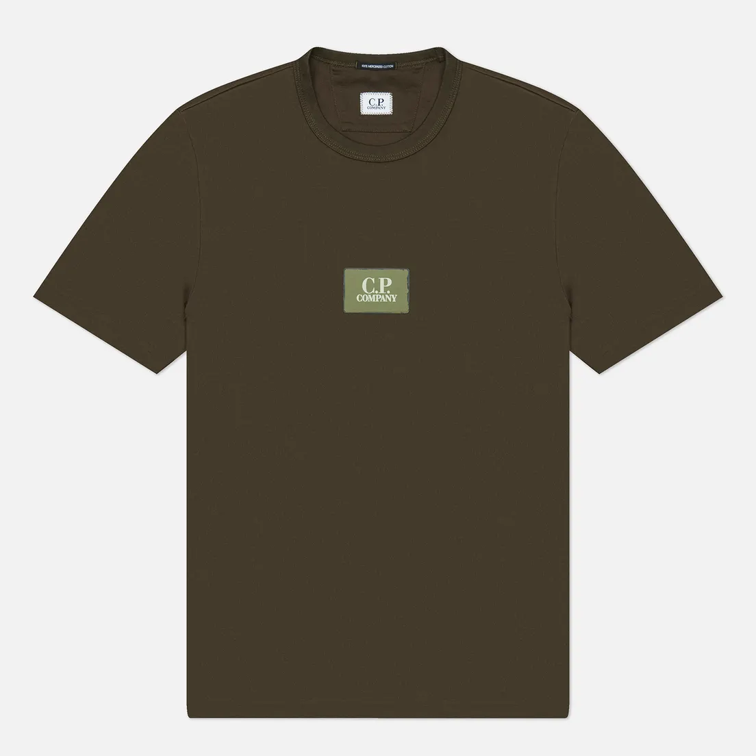C.P. Company Мужская футболка 30/2 Mercerized Jersey Twisted Small Logo