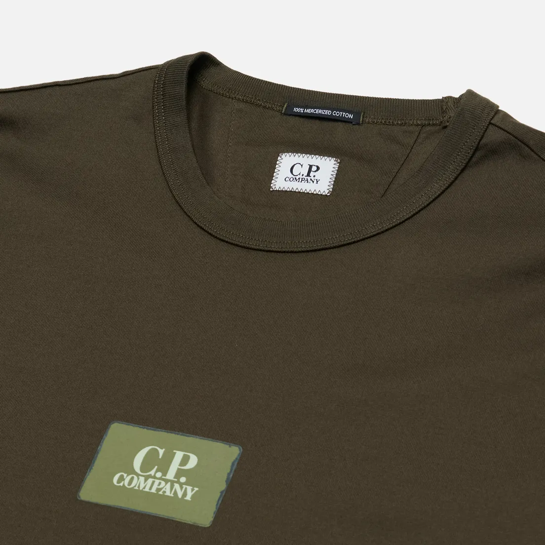 C.P. Company Мужская футболка 30/2 Mercerized Jersey Twisted Small Logo