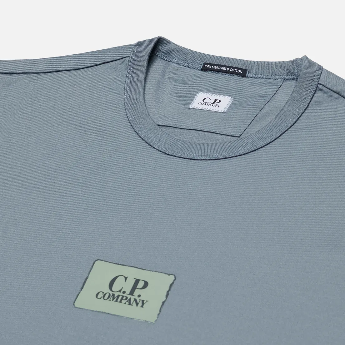 C.P. Company Мужская футболка 30/2 Mercerized Jersey Twisted Small Logo