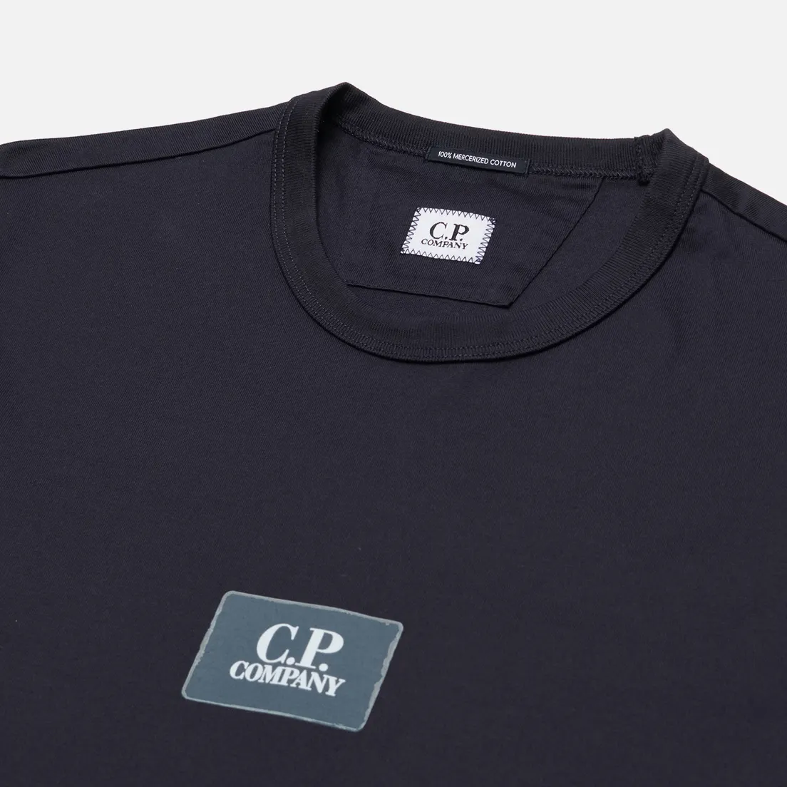 C.P. Company Мужская футболка 30/2 Mercerized Jersey Twisted Small Logo