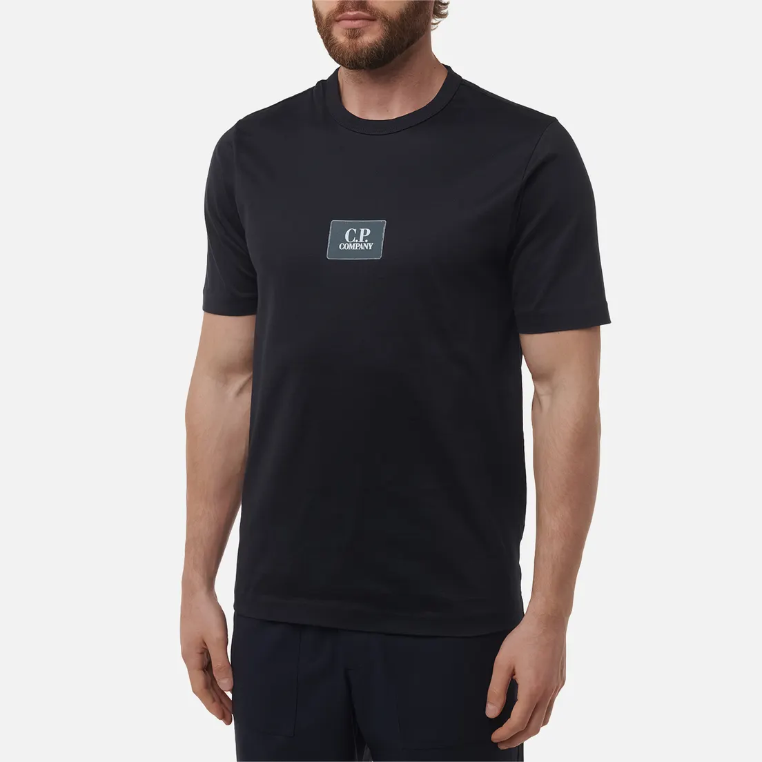 C.P. Company Мужская футболка 30/2 Mercerized Jersey Twisted Small Logo