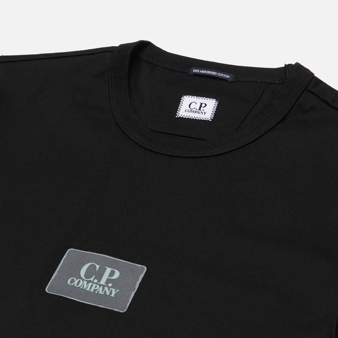 C.P. Company Мужская футболка 30/2 Mercerized Jersey Twisted Small Logo