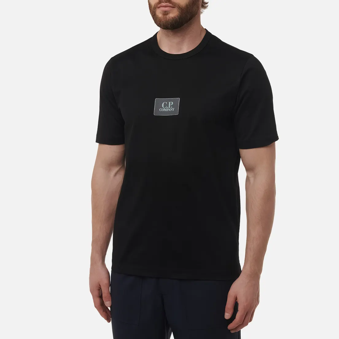 C.P. Company Мужская футболка 30/2 Mercerized Jersey Twisted Small Logo