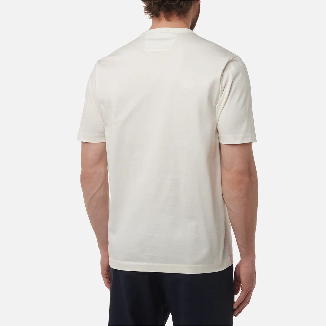 C.P. Company Мужская футболка 30/2 Mercerized Jersey Twisted Embroidery