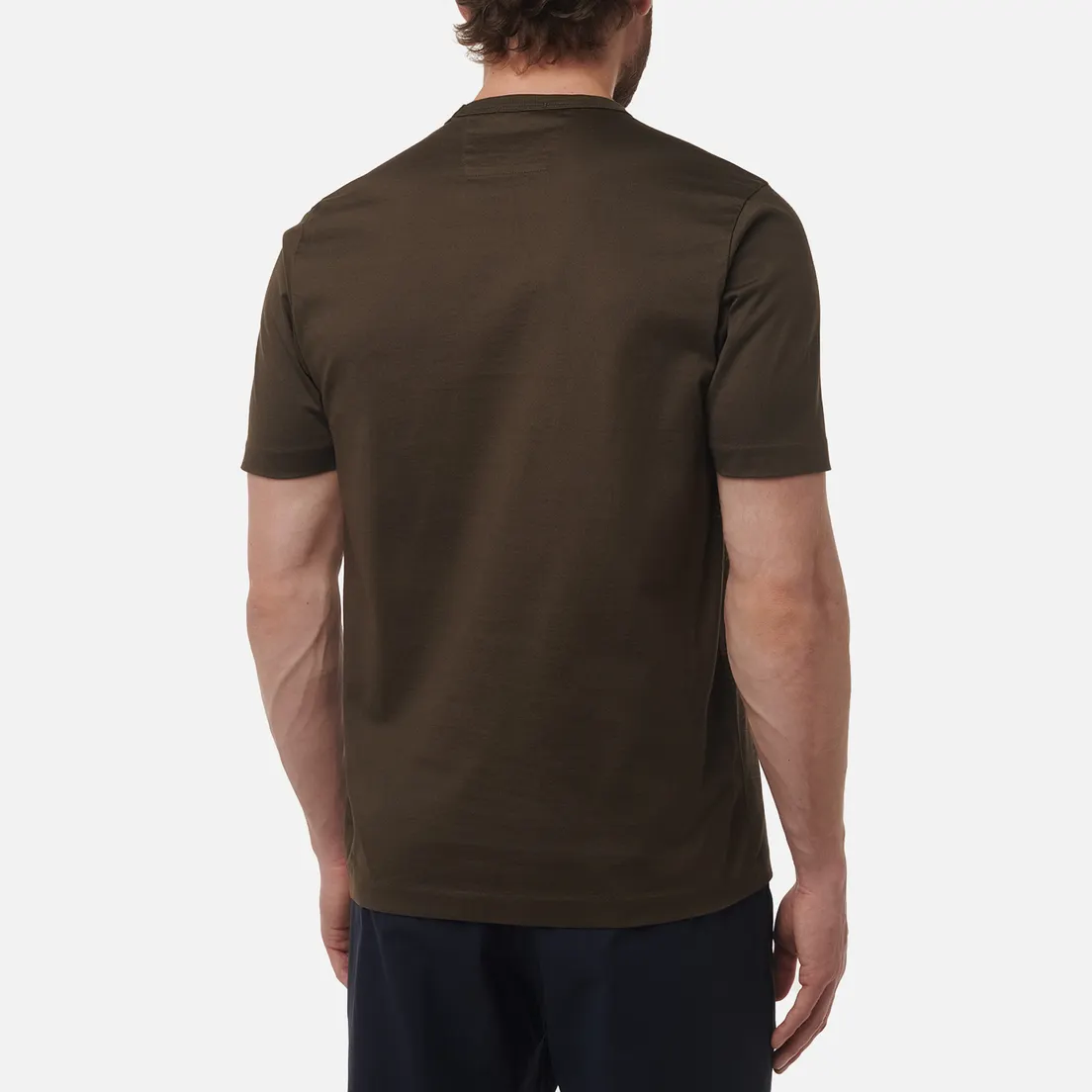 C.P. Company Мужская футболка 30/2 Mercerized Jersey Twisted Embroidery