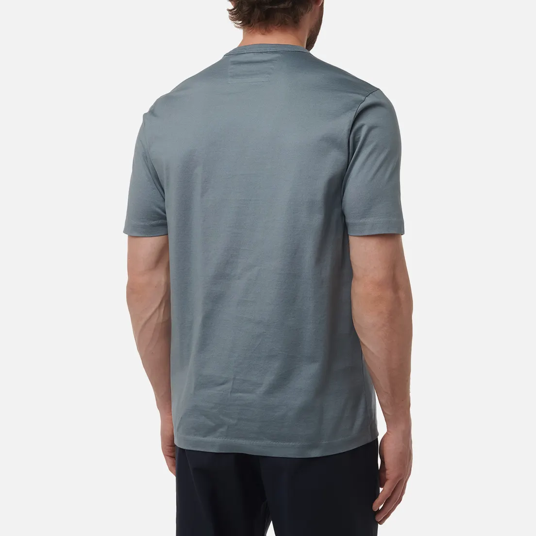 C.P. Company Мужская футболка 30/2 Mercerized Jersey Twisted Embroidery