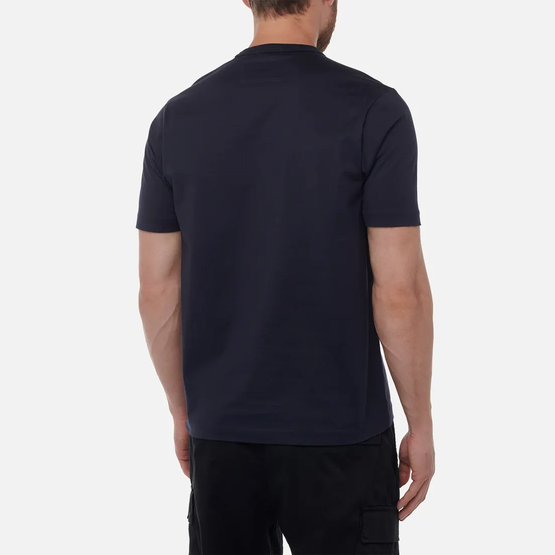 C.P. Company Мужская футболка 30/2 Mercerized Jersey Twisted Embroidery