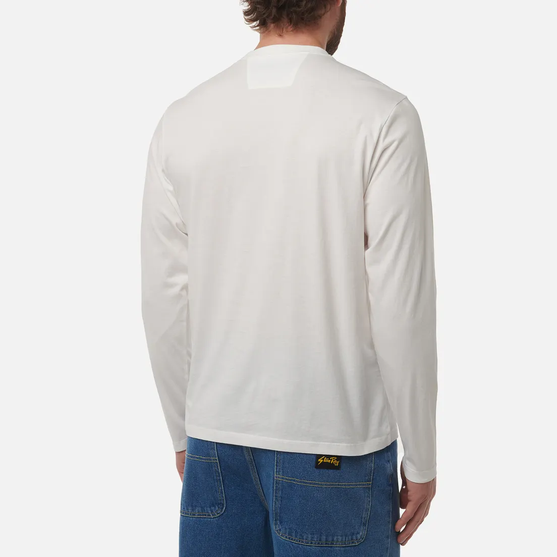 C.P. Company Мужской лонгслив 30/1 Jersey Logo Crew Neck