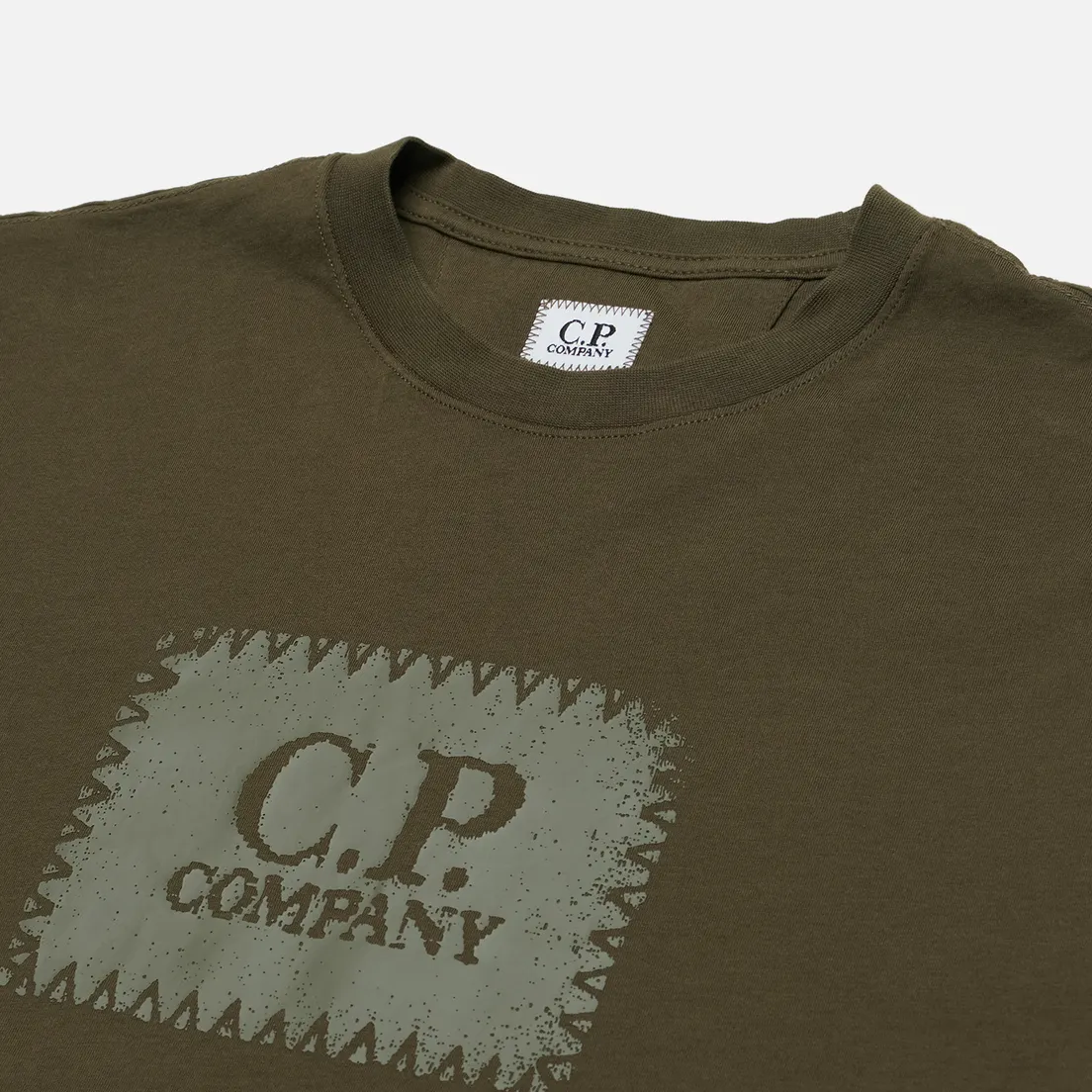 C.P. Company Мужской лонгслив 30/1 Jersey Logo Crew Neck