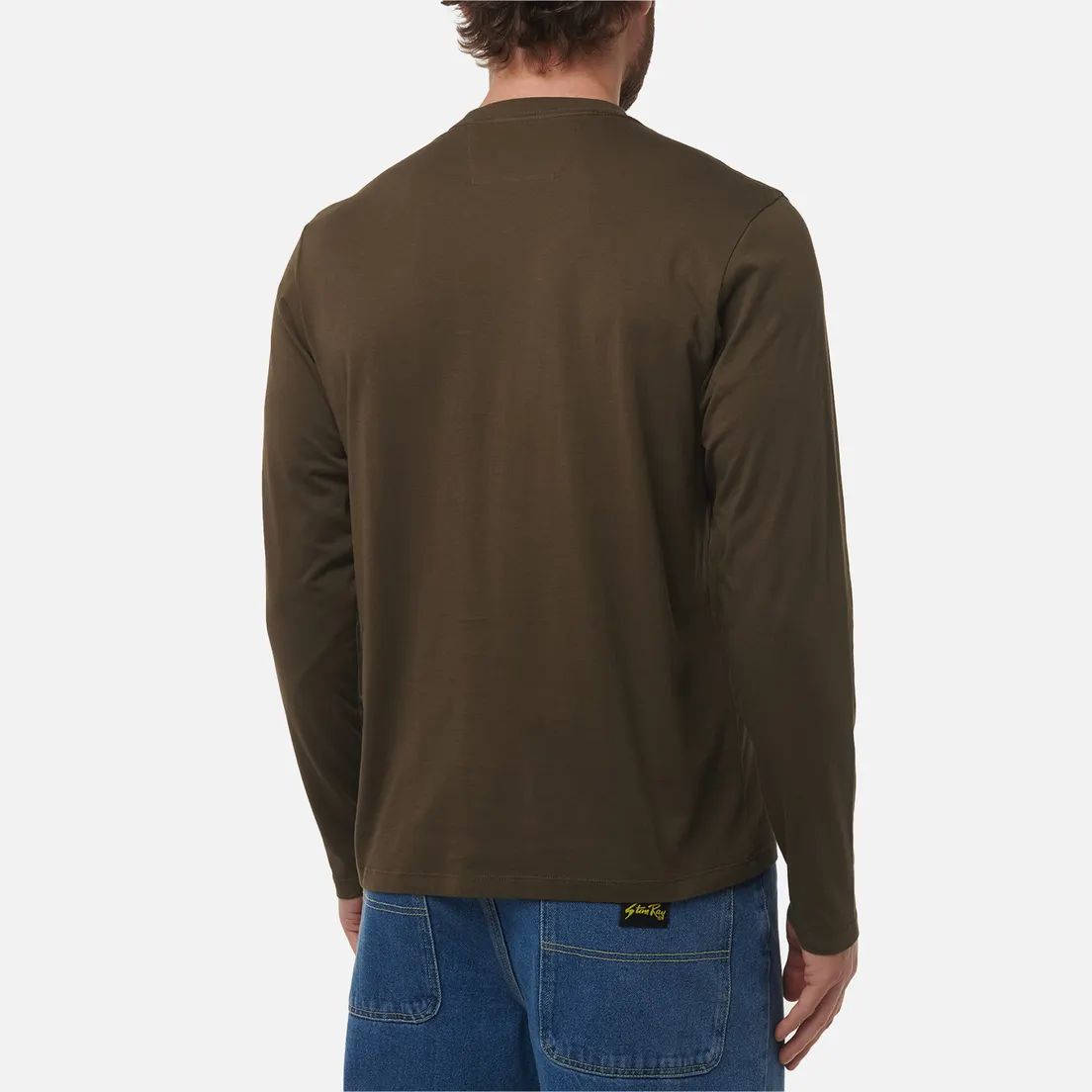 C.P. Company Мужской лонгслив 30/1 Jersey Logo Crew Neck