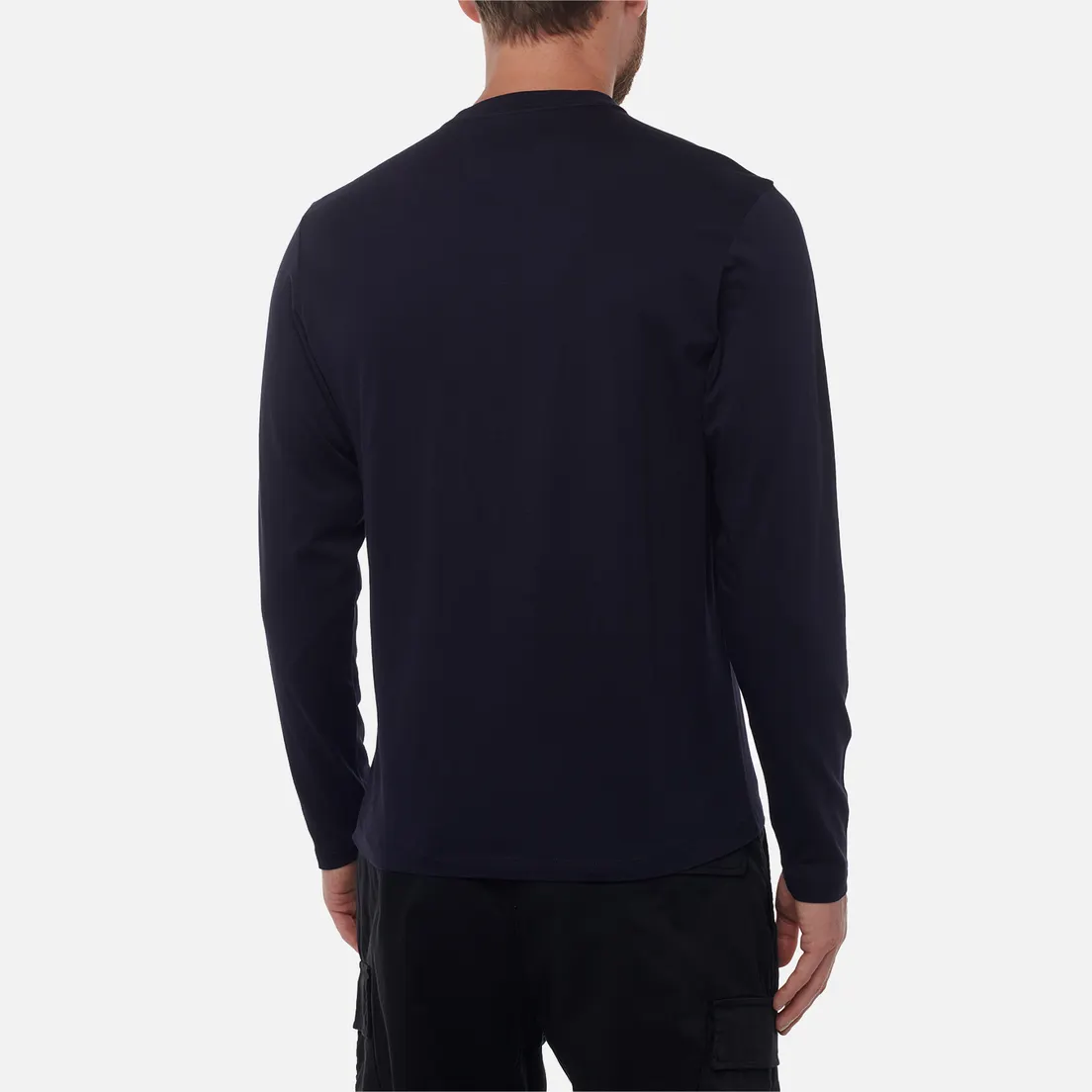C.P. Company Мужской лонгслив 30/1 Jersey Logo Crew Neck