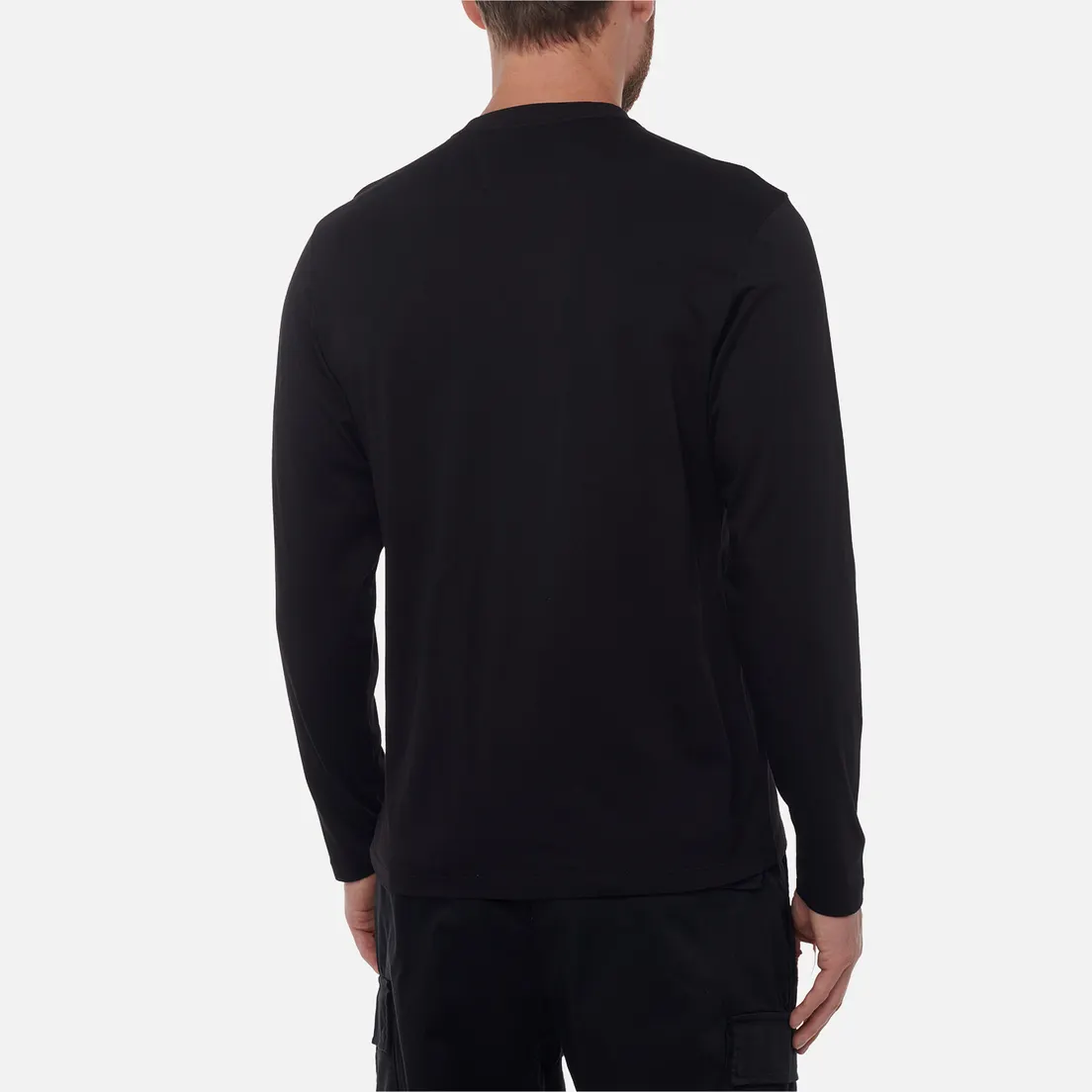 C.P. Company Мужской лонгслив 30/1 Jersey Logo Crew Neck