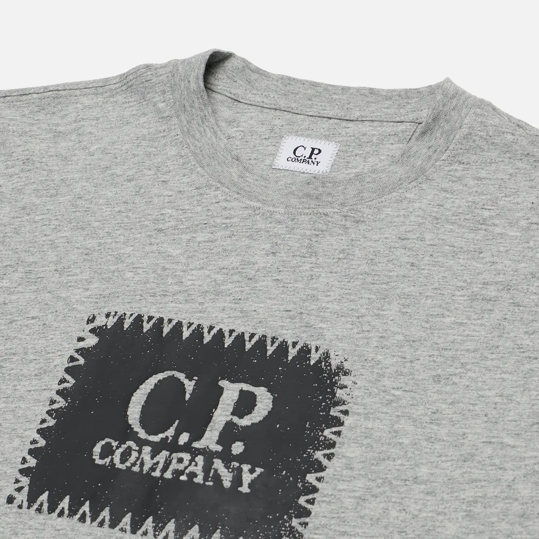 C.P. Company Мужской лонгслив 30/1 Jersey Logo Crew Neck