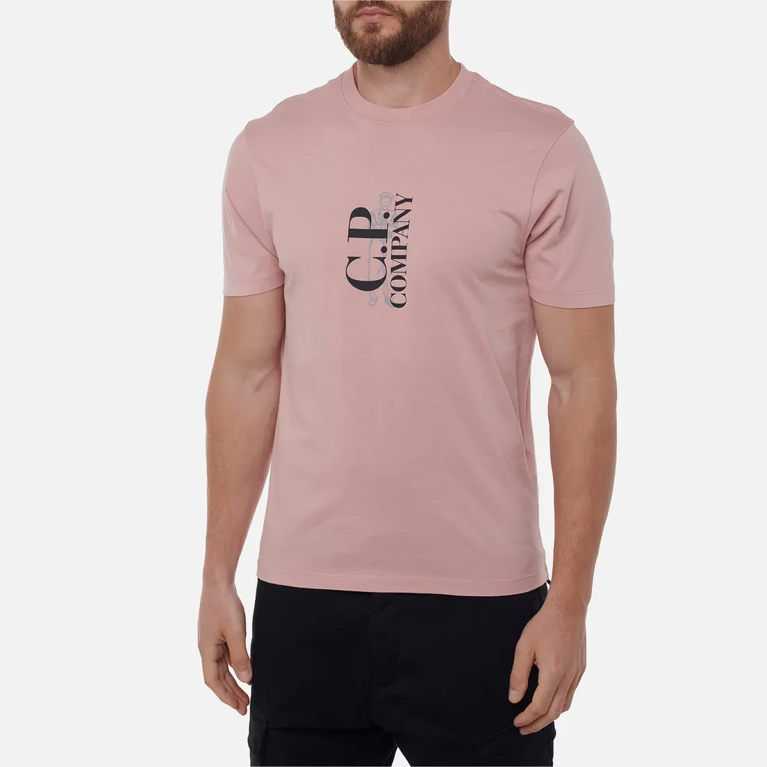 C.P. Company Мужская футболка 30/1 Jersey Vertical Logo