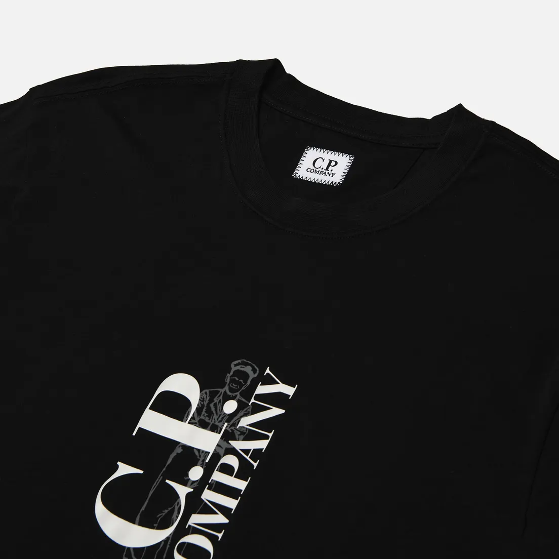 C.P. Company Мужская футболка 30/1 Jersey Vertical Logo